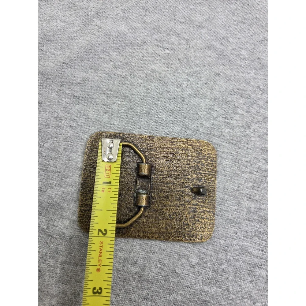 Rare Skoal Dash For Cash Million Dollar Race Brass Belt Buckle